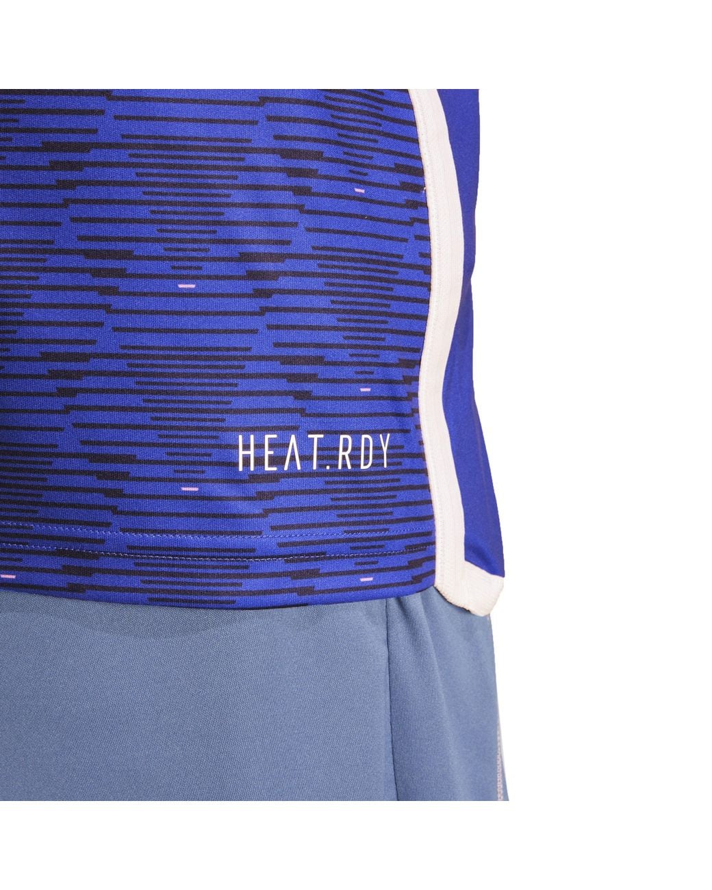 Adidas Blue F Hb Jersey Gym Top for men