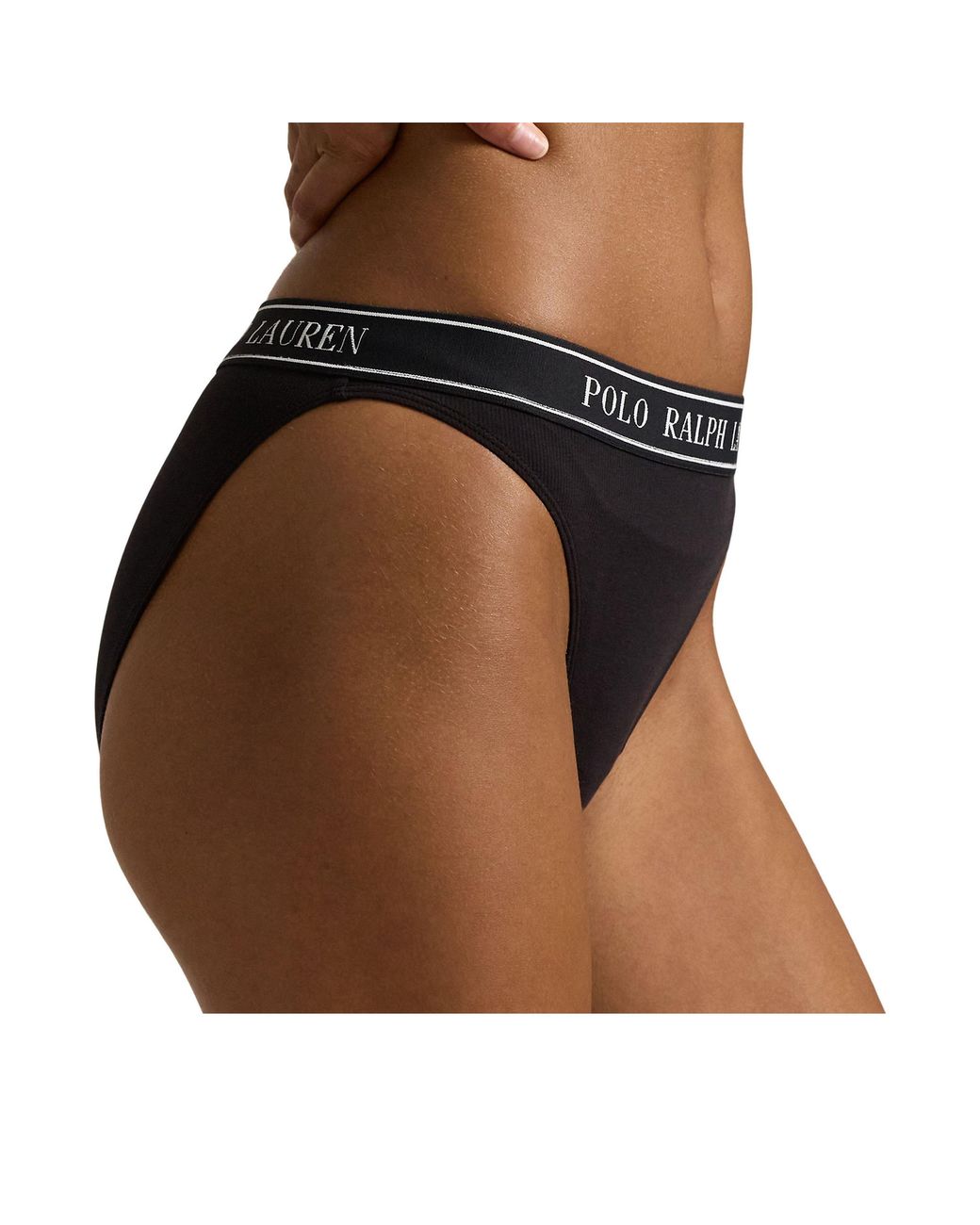 Polo Ralph Lauren Black Cotton Hipster Brief