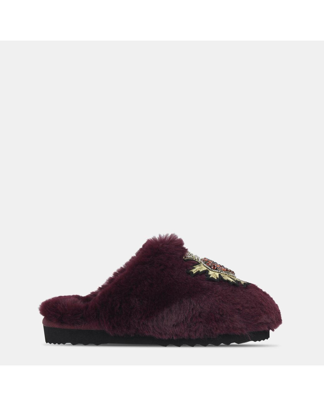Biba Brown Embellished Slider Slipper