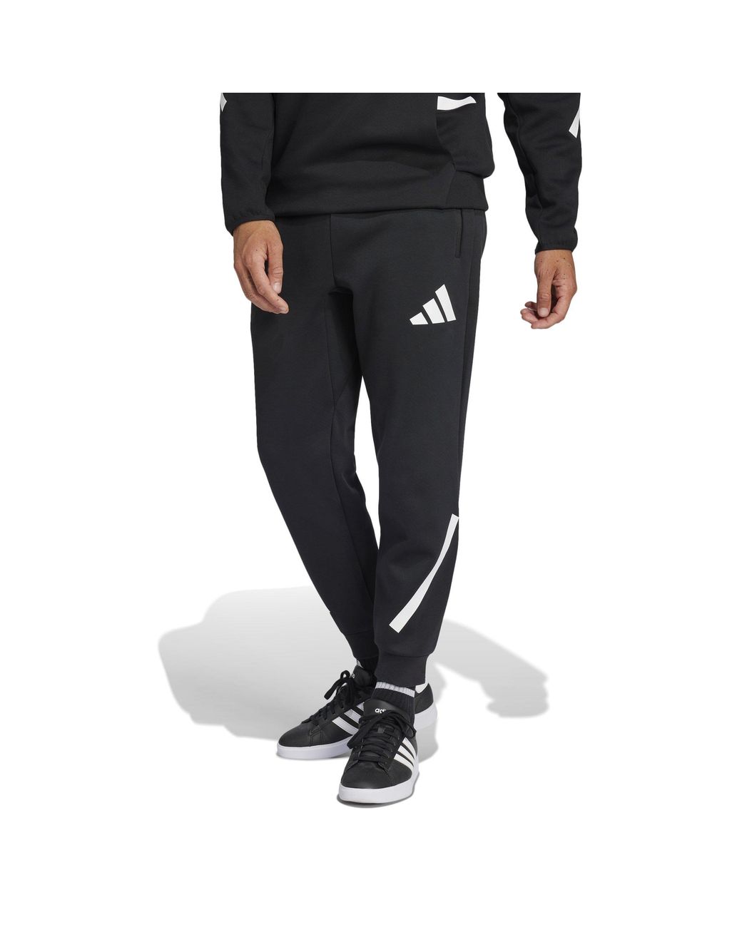 Adidas Black Z.N.E. Premium Tracksuit Bottoms for men