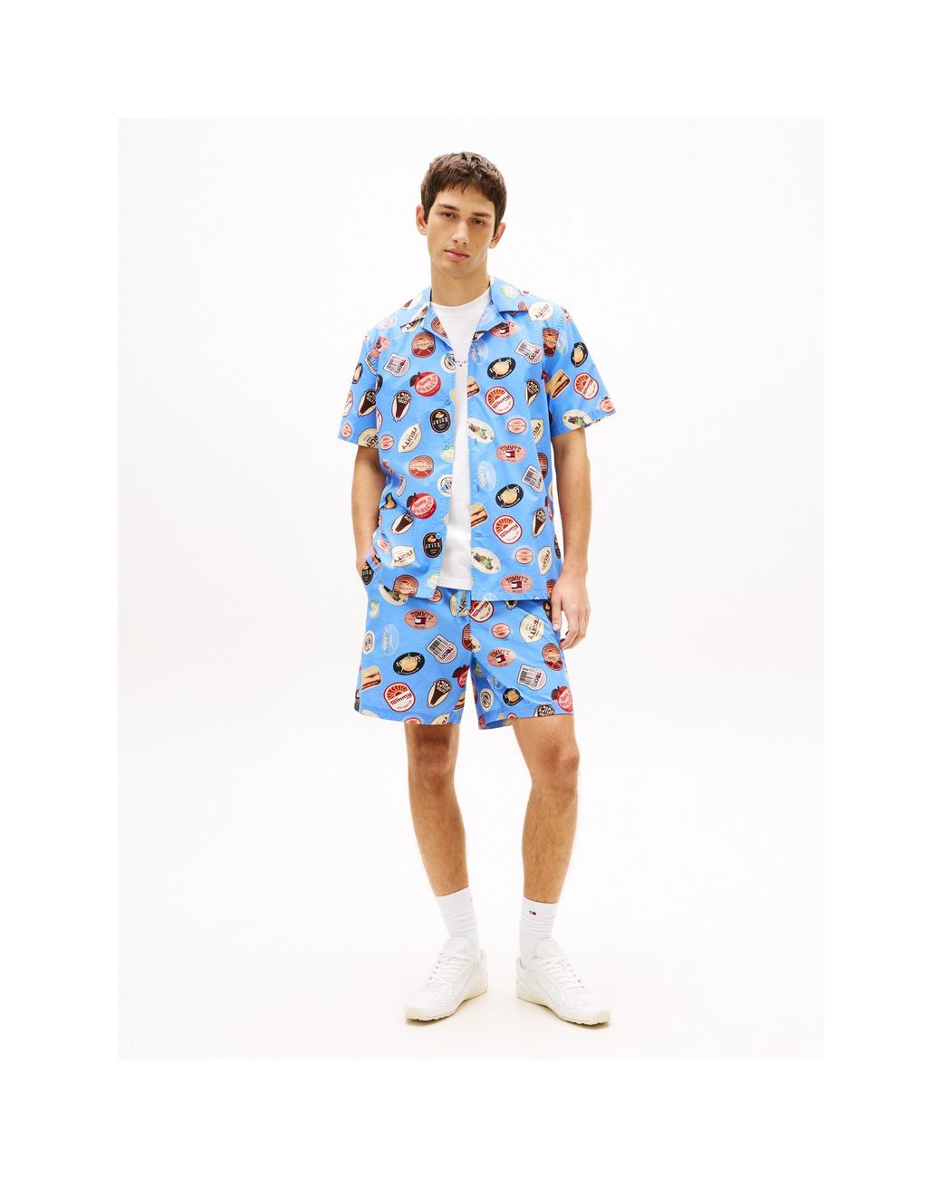 Tommy Hilfiger Blue Woven Tracksuit Shorts for men