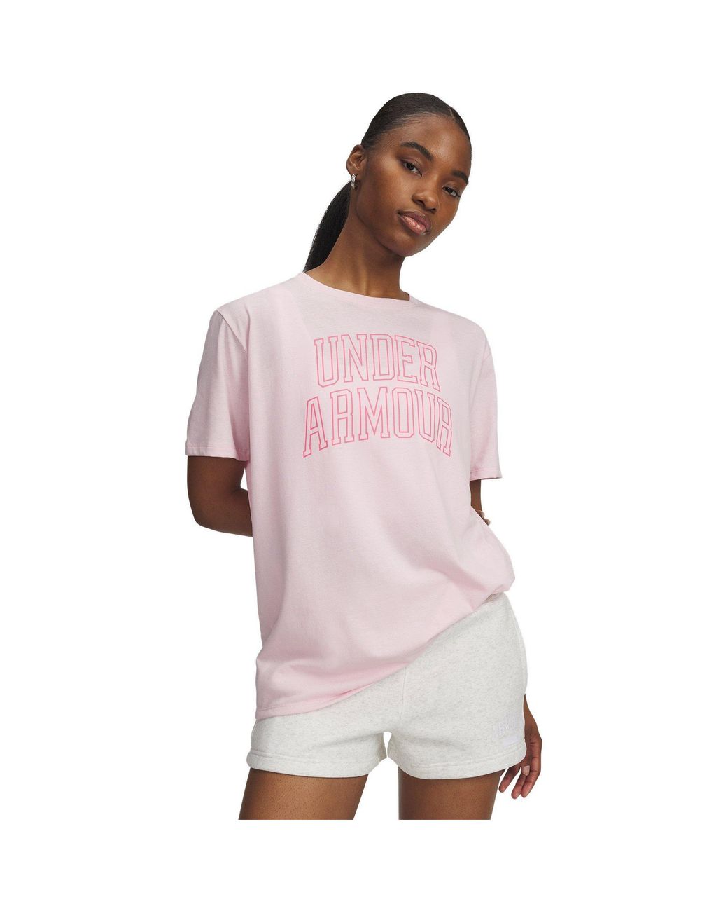 Under Armour Purple Varsity Oversized T-Shirt