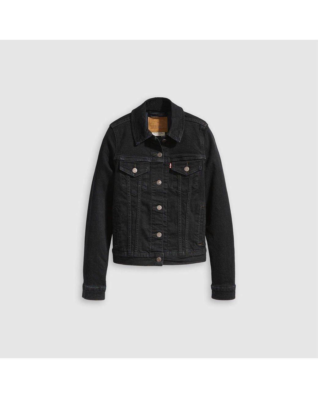 Levi's Black Original Trucker Denim Slim-Fit Jacket
