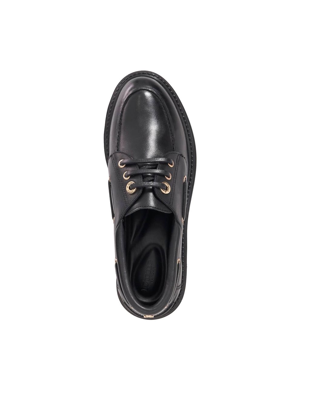 Dune Black Glazit Loafers