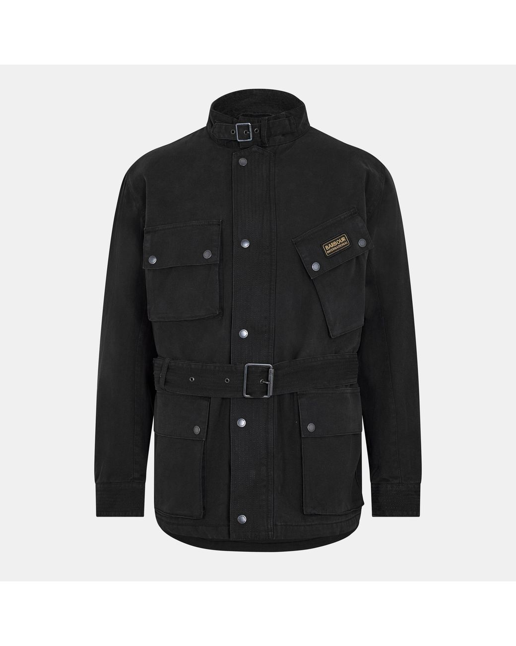 Barbour Blue B.Intl Washed Wax Jacket for men