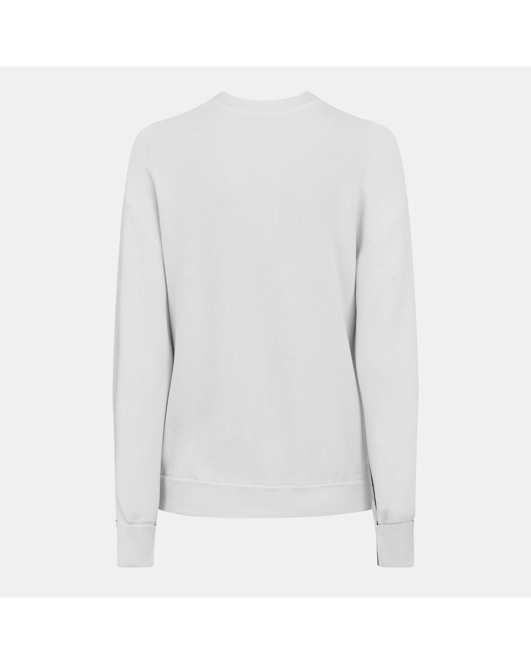 Lacoste White V-Neck Knitted Sweater Vest