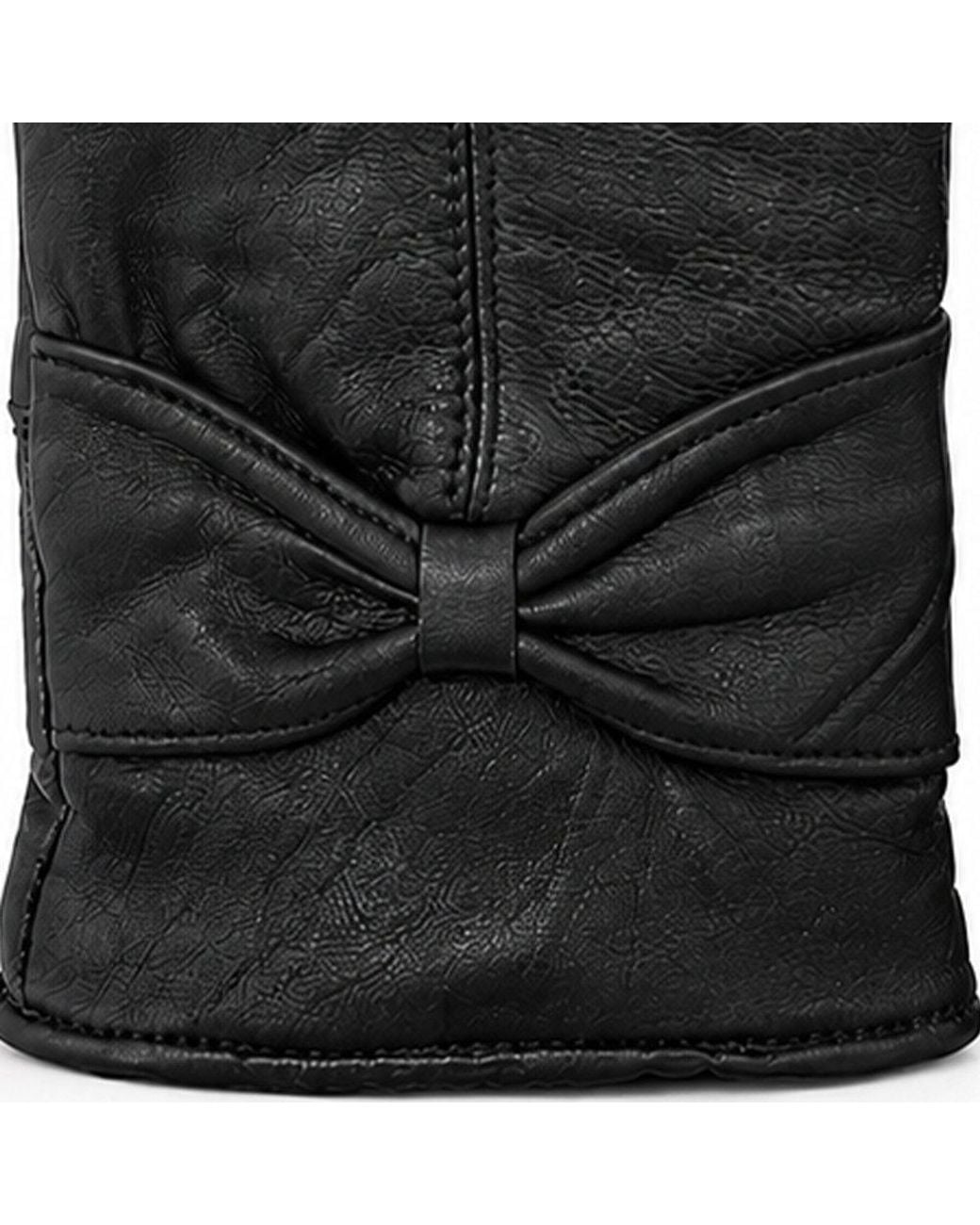 Biba Black Leather Glove Ladies
