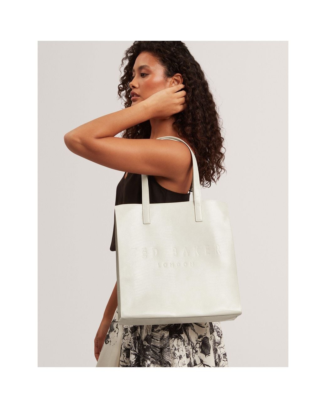 Ted Baker White Ted L Lizard Tote Ld71