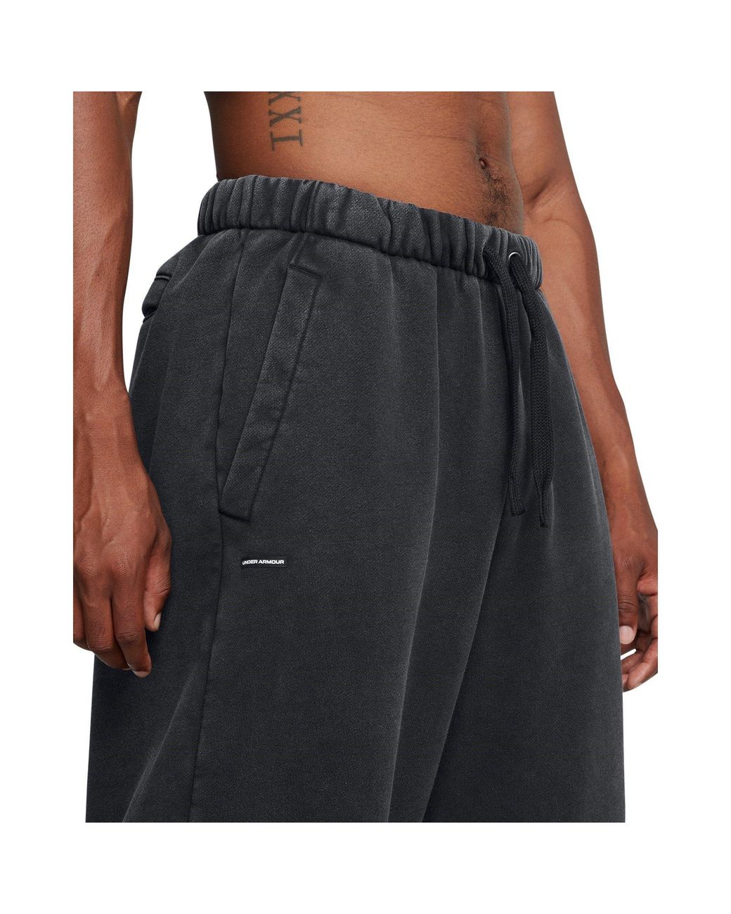Under Armour Blue Icon Closed Hem Fleece Joggers for men