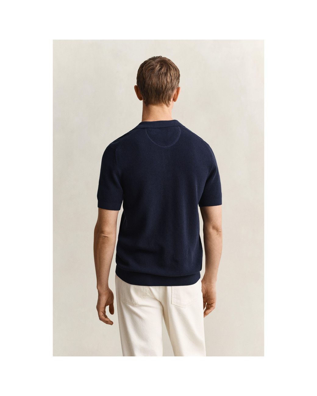 Gant Blue Short Sleeve Polo Shirt for men