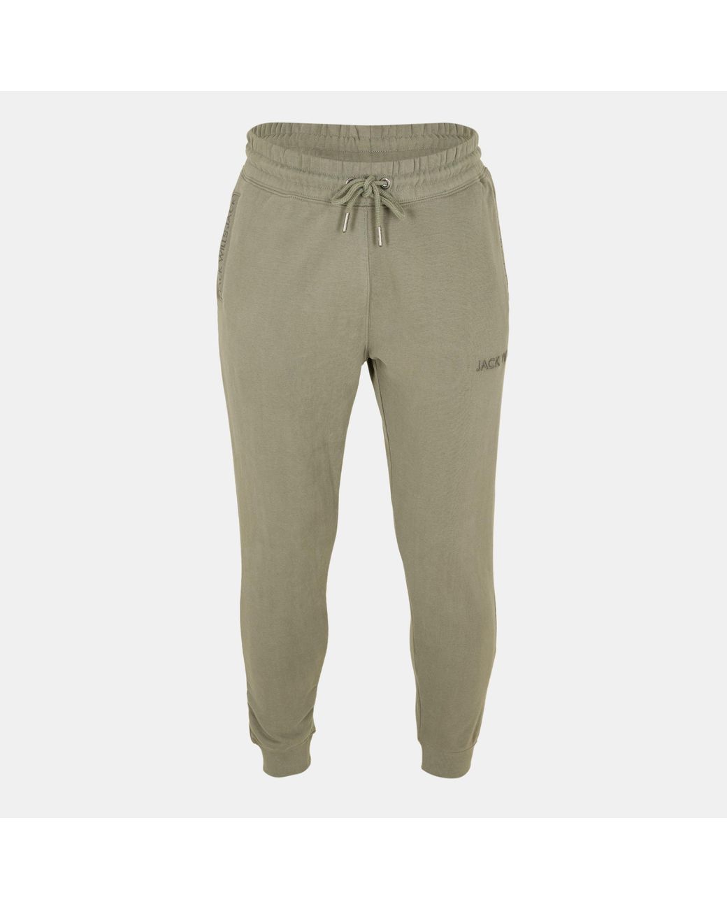 Jack Wills Green Jacquard Logo Joggers for men