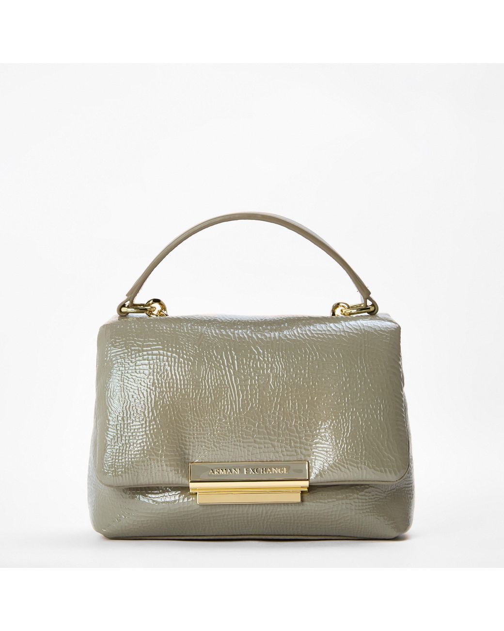 ARMANI EXCHANGE Metallic Mini Crossbody Bag