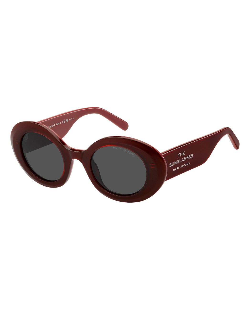 Marc Jacobs Red Round Sunglasses