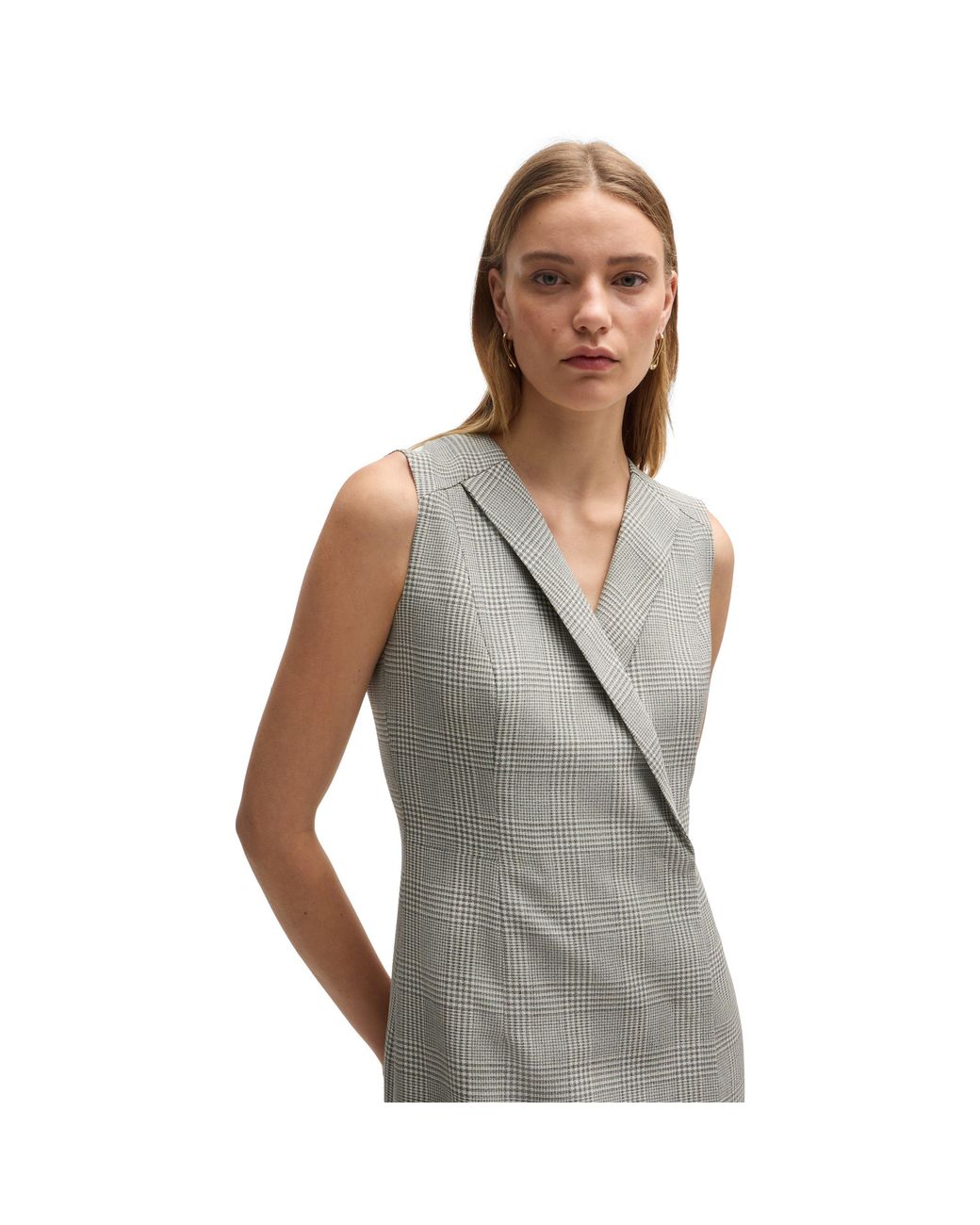 Boss Gray Dimala T-Shirt Dresses
