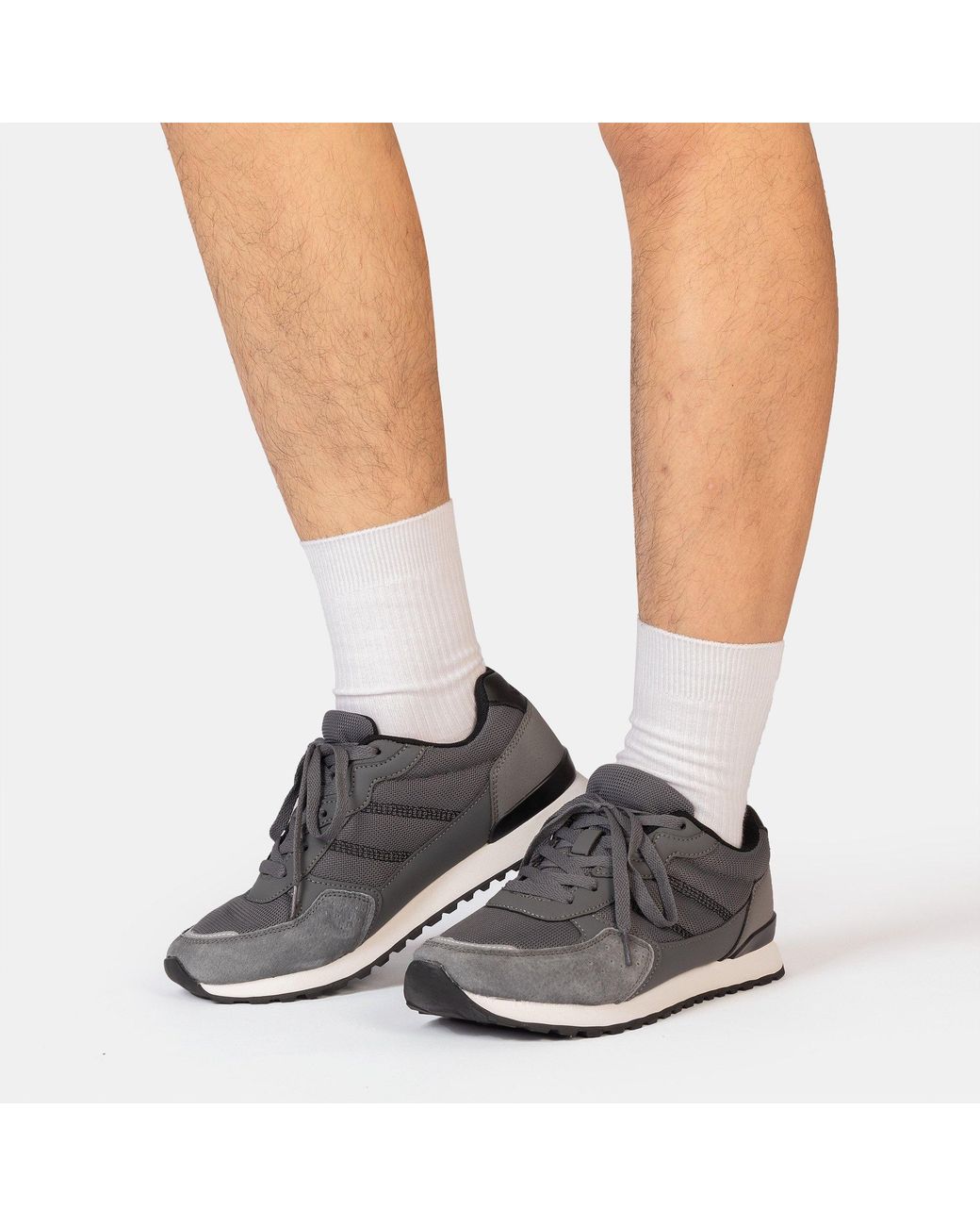 Donnay Gray Bob Trainers for men