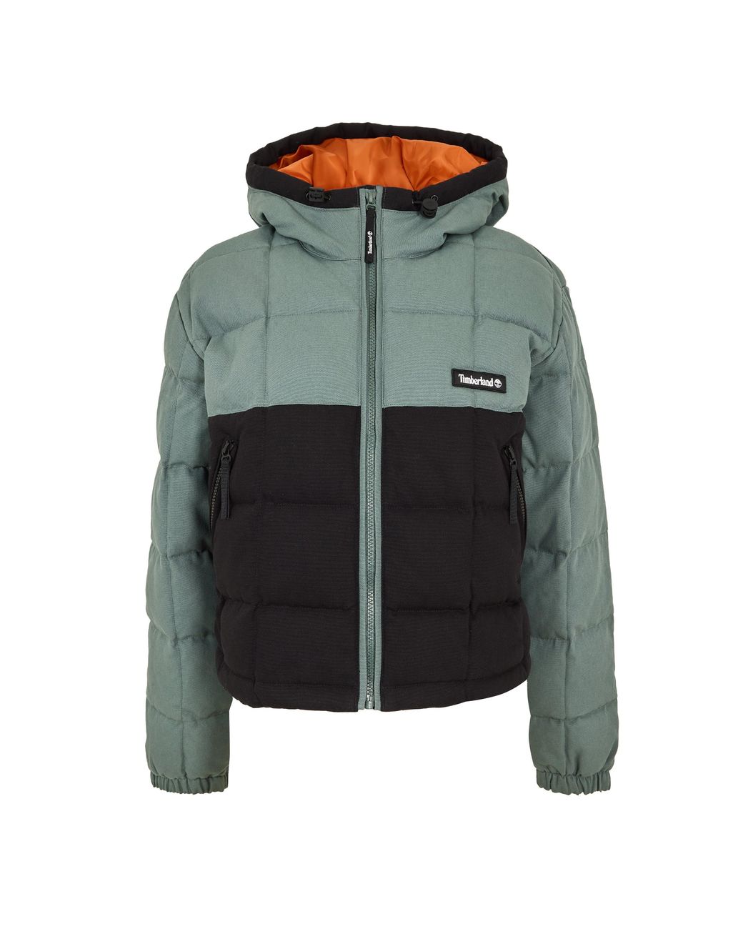 Timberland Green Puffer Short Puffer Jacket