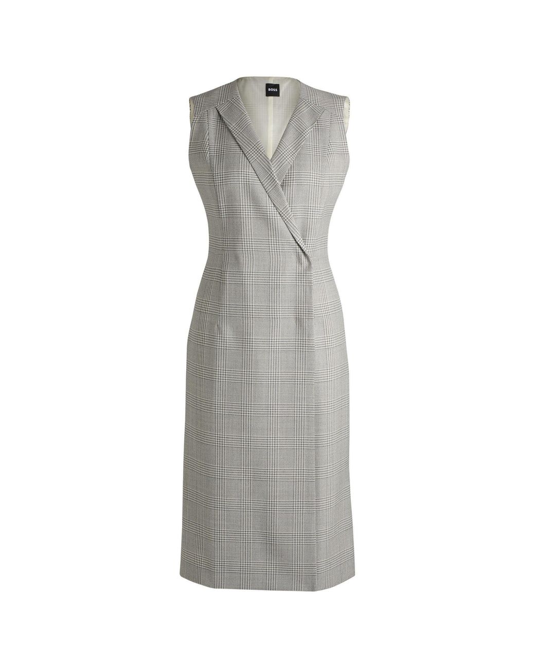 Boss Gray Dimala T-Shirt Dresses