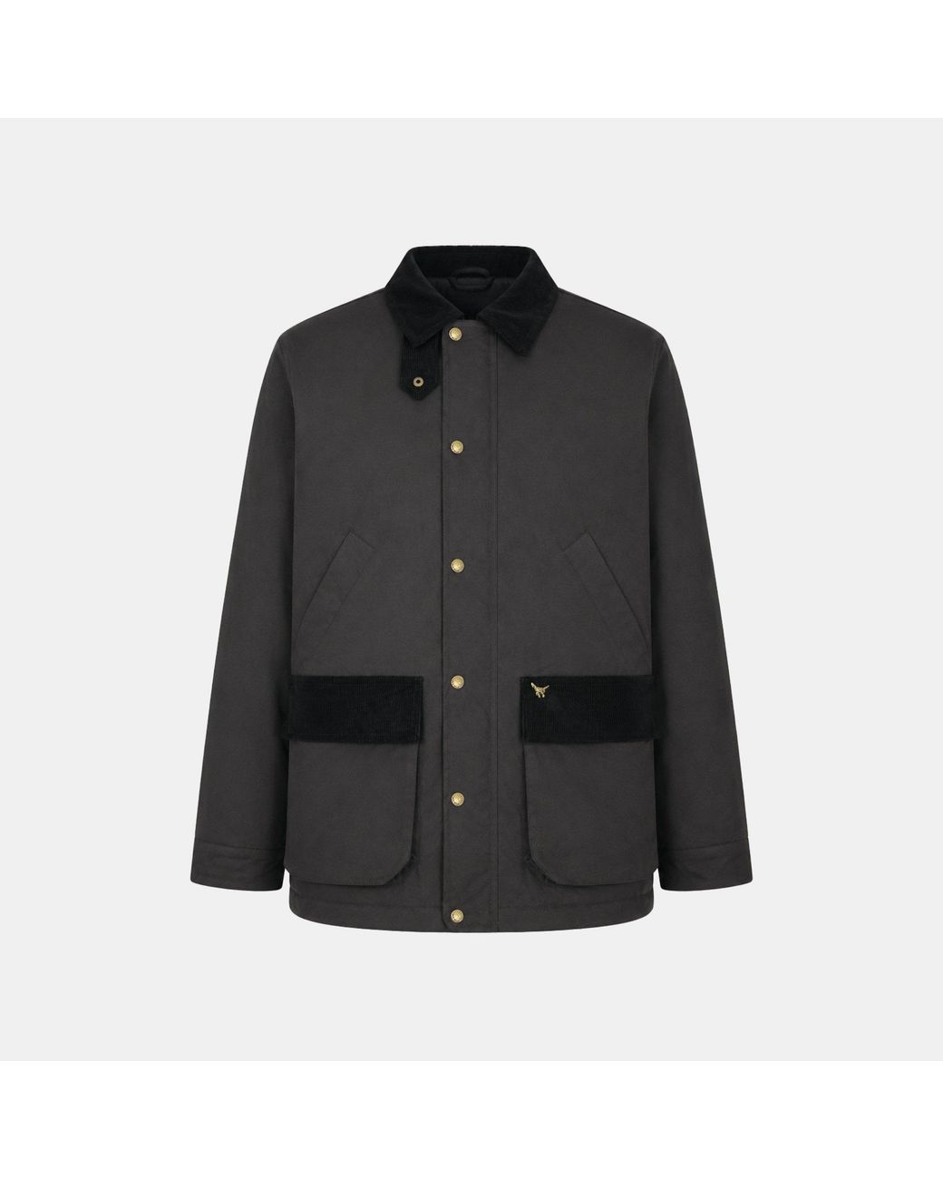 Jack Wills Black Jw Wax Barn Jkt Sn64 for men