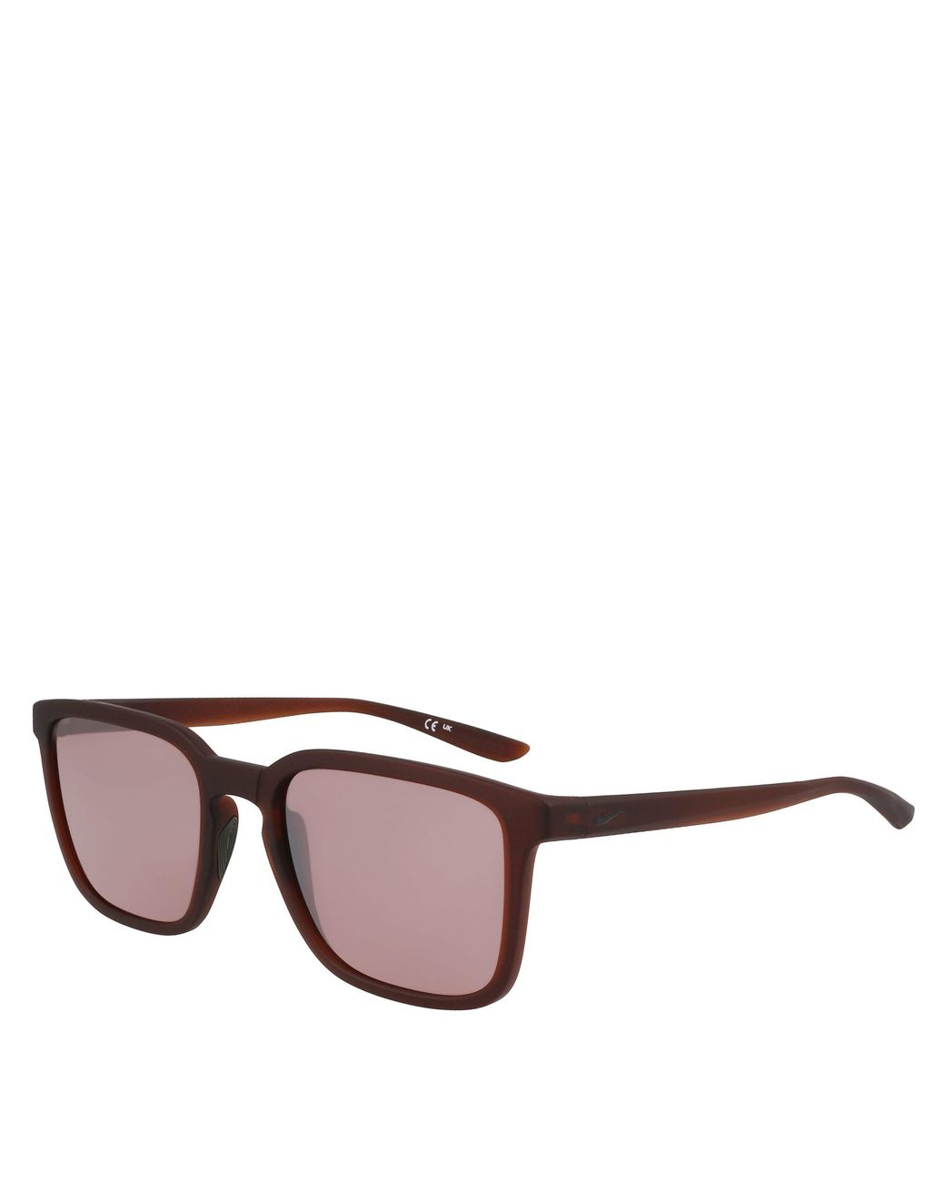 Nike Brown Circuit Mi Square Sunglasses
