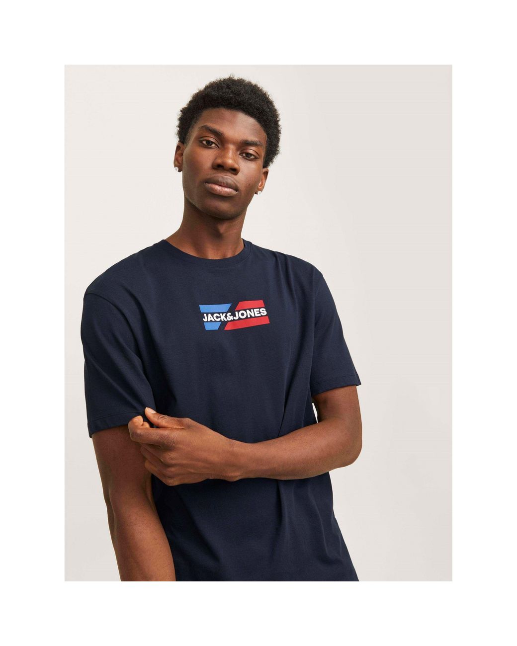 Jack & Jones Blue 3-Pack Graphic Tee for men