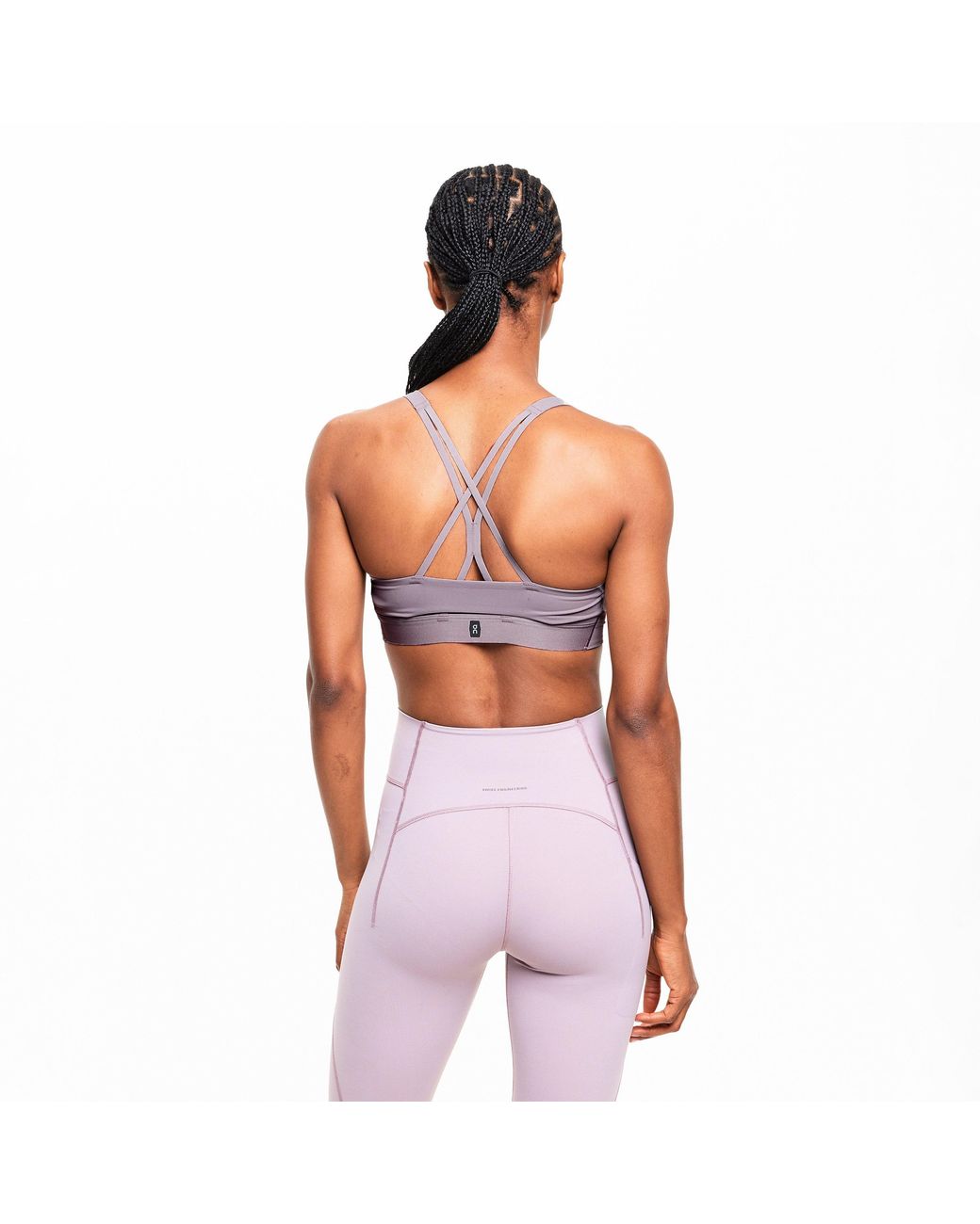 On Shoes Purple Medium Impact N Wired Sports Bra