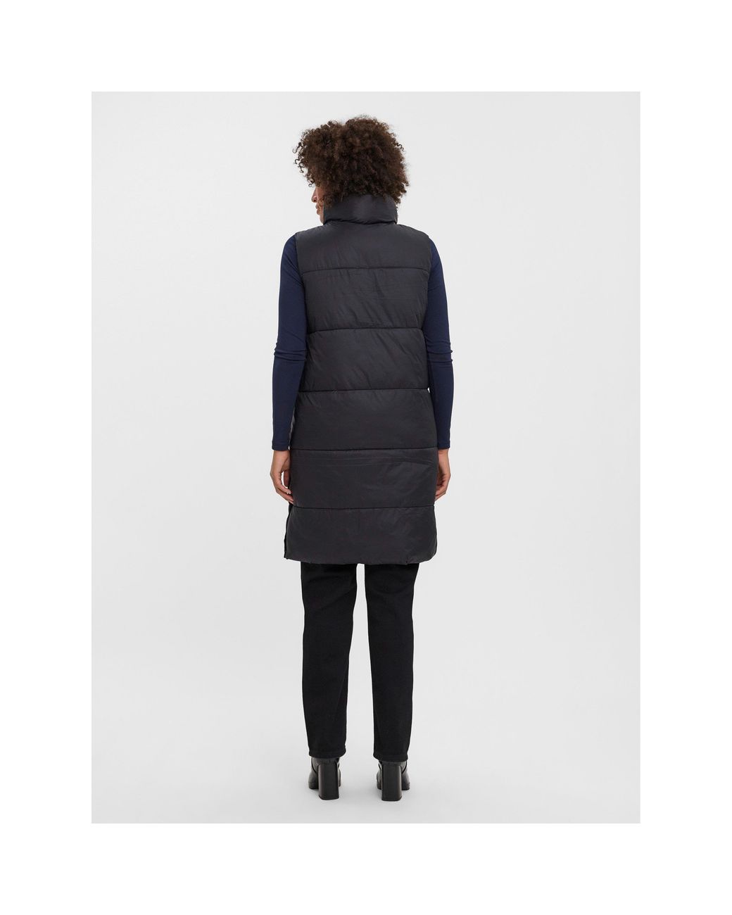 Vero Moda Blue Uppsala Water Resistant Sleeveless Gilet