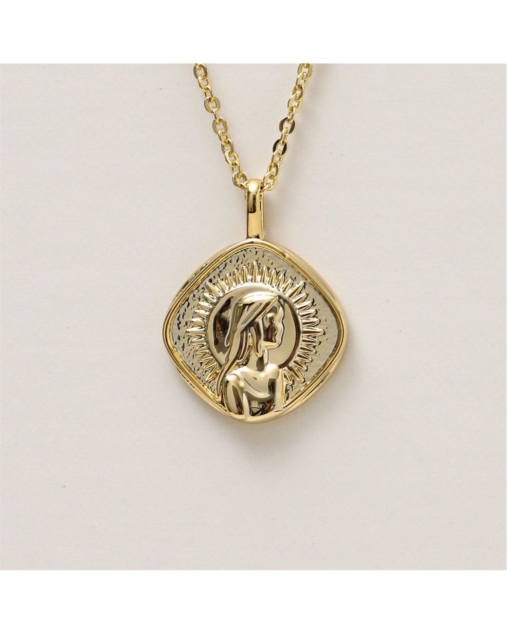 Jon Richard Red Plated Molten Horoscope Necklace