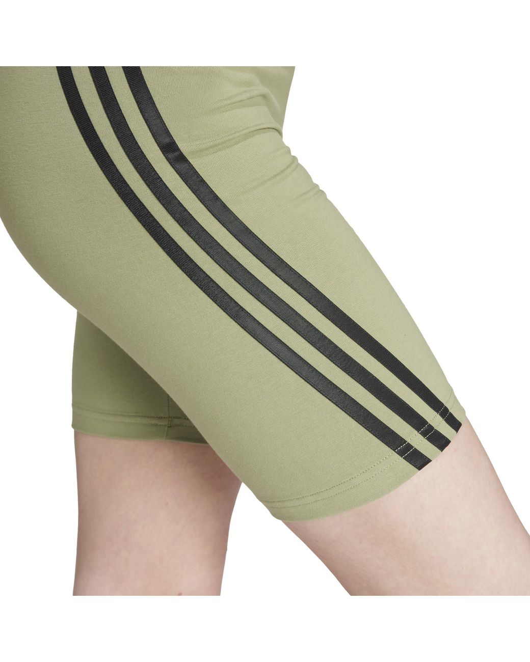 Adidas Green Future Icons 3-Stripes Cycling Shorts