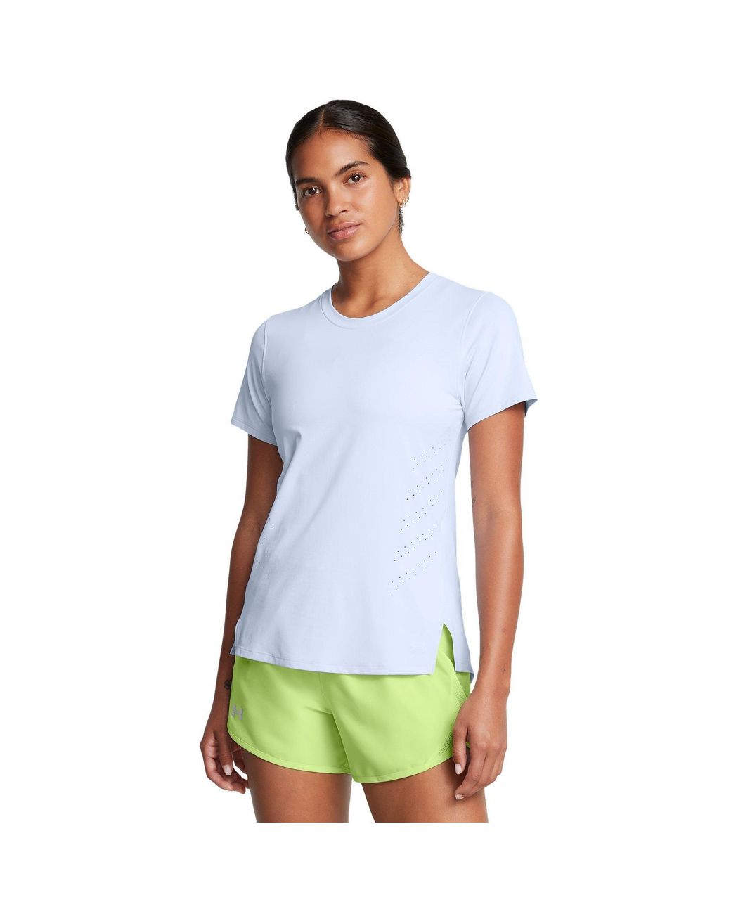 Under Armour Blue Launch Elite Long-Sleeve Performance Gym Top