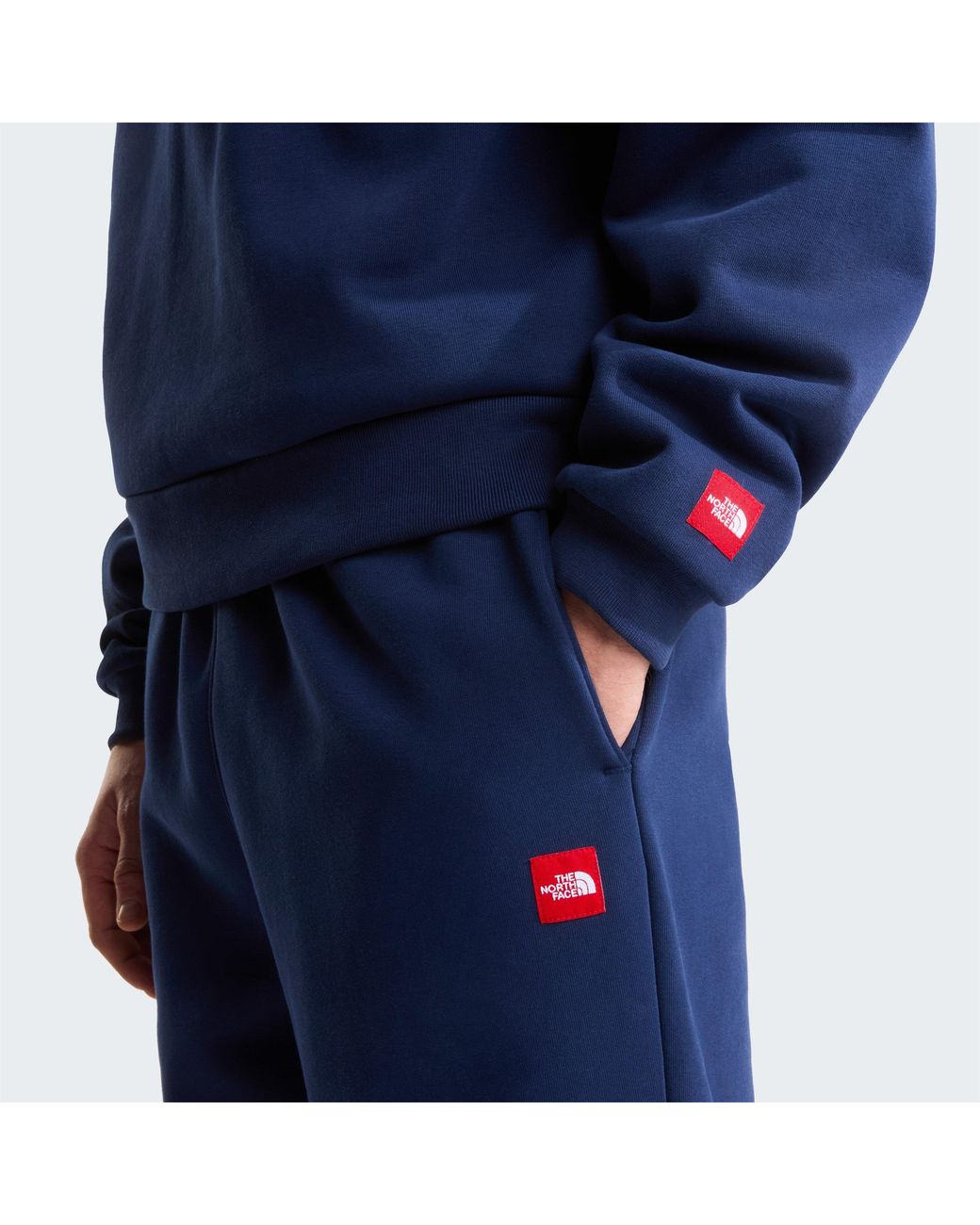 The North Face Blue Box 1/4 Zip Fleece for men