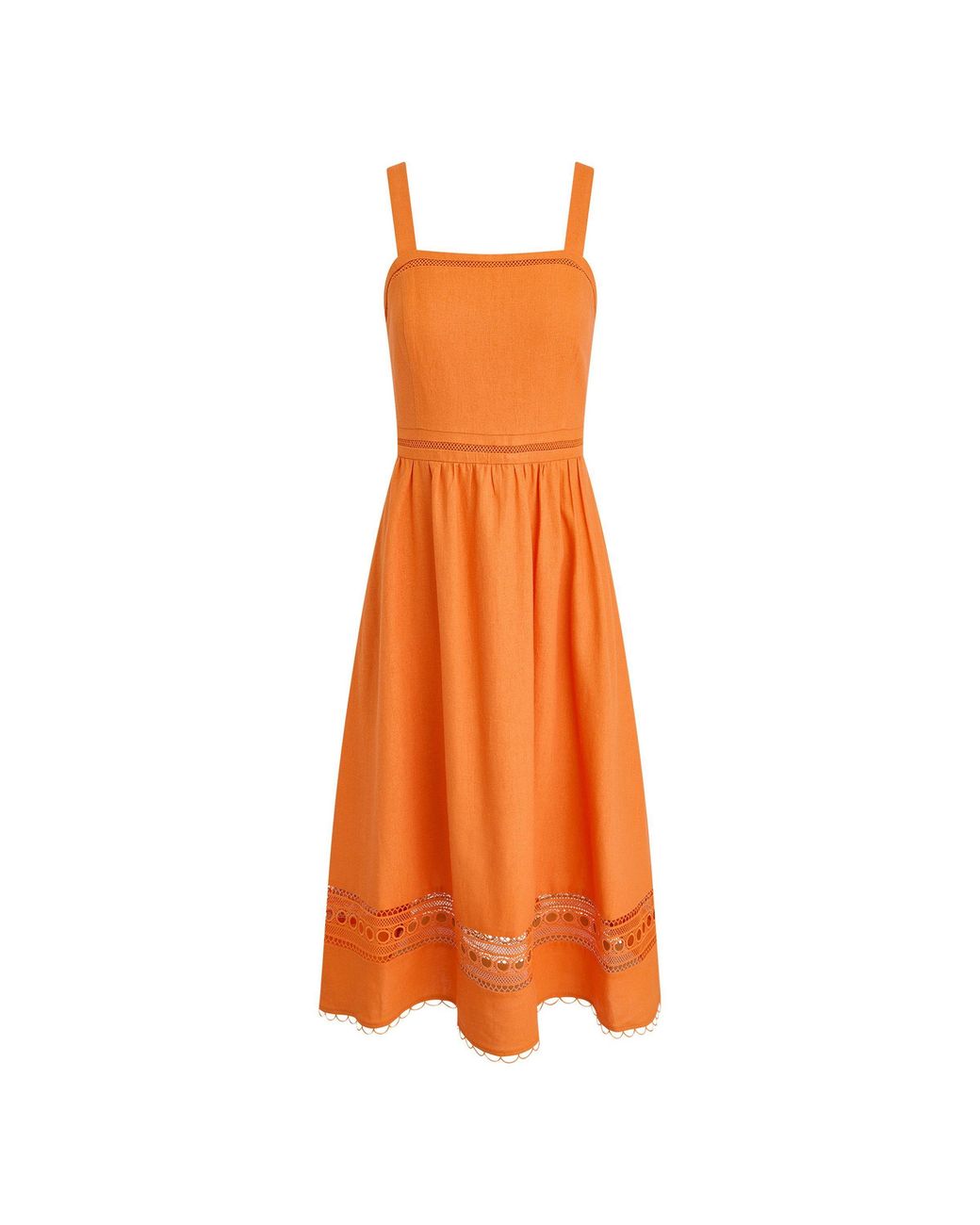 DKNY Orange Swing Dress