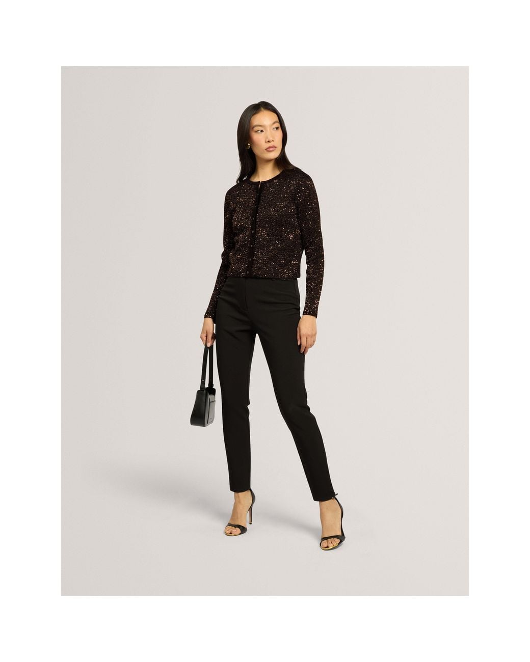 Ted Baker Black Ted Sequin Cardigan Ld64