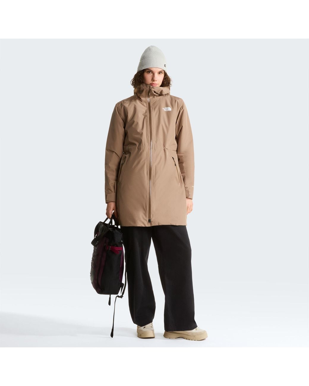 The North Face Brown Insulated Waterproof Hooded Parka
