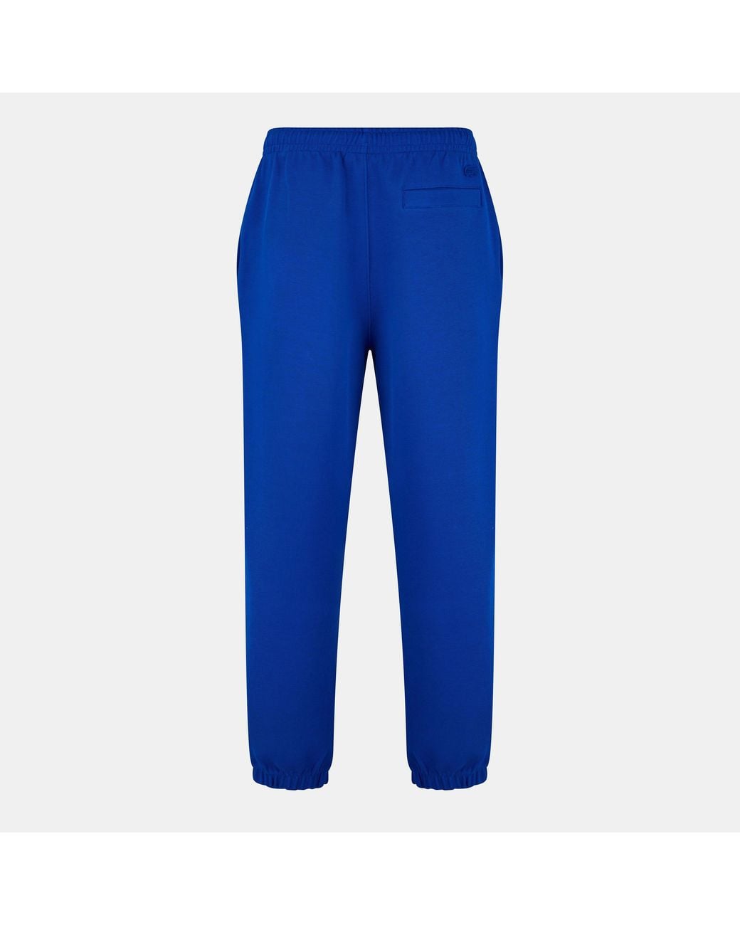Lacoste Blue Woven Closed Hem Tracksuit Joggers for men