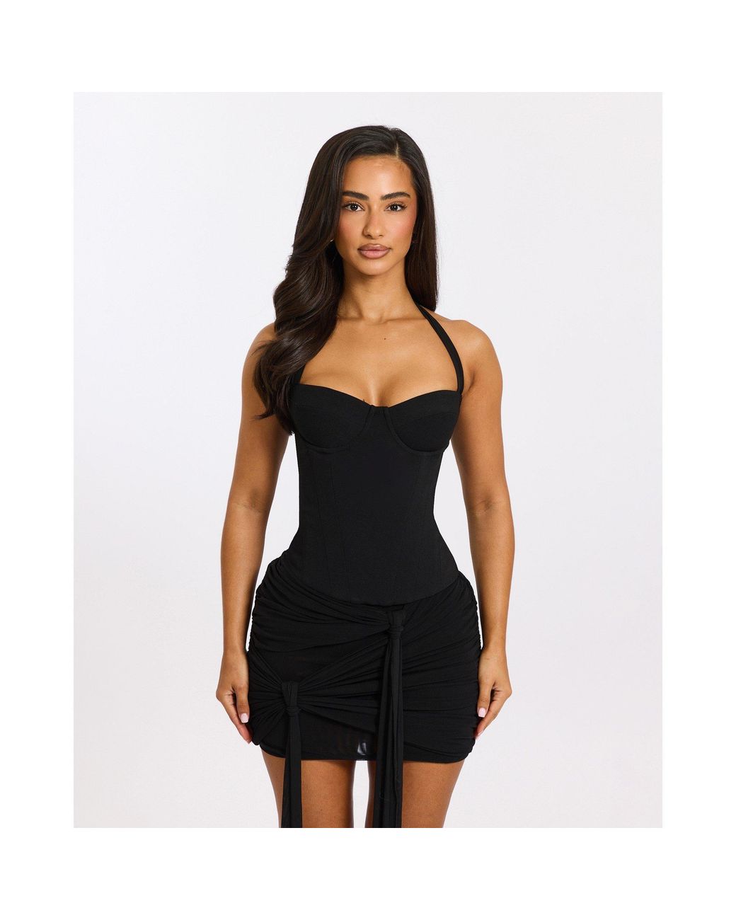 Mars the Label Black Zadie Corset Top