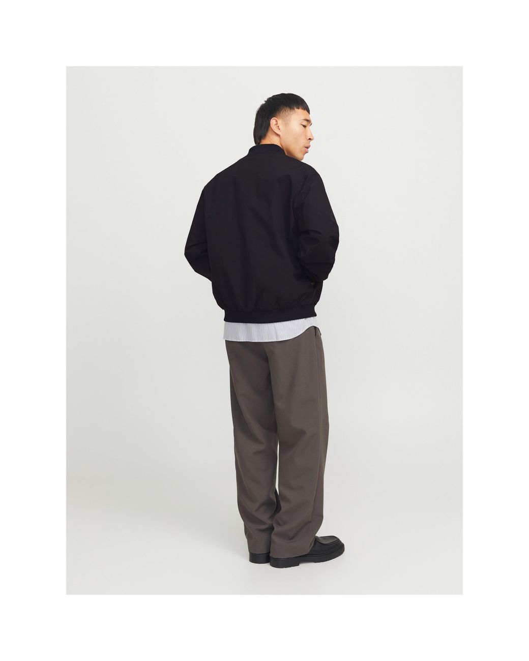 Jack & Jones Blue Charge Bomber Jacket for men
