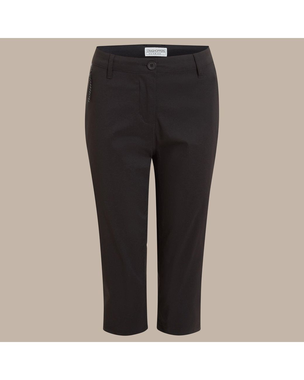 Craghoppers Black Kiwi Pro Iii Cropped-Leg Trousers