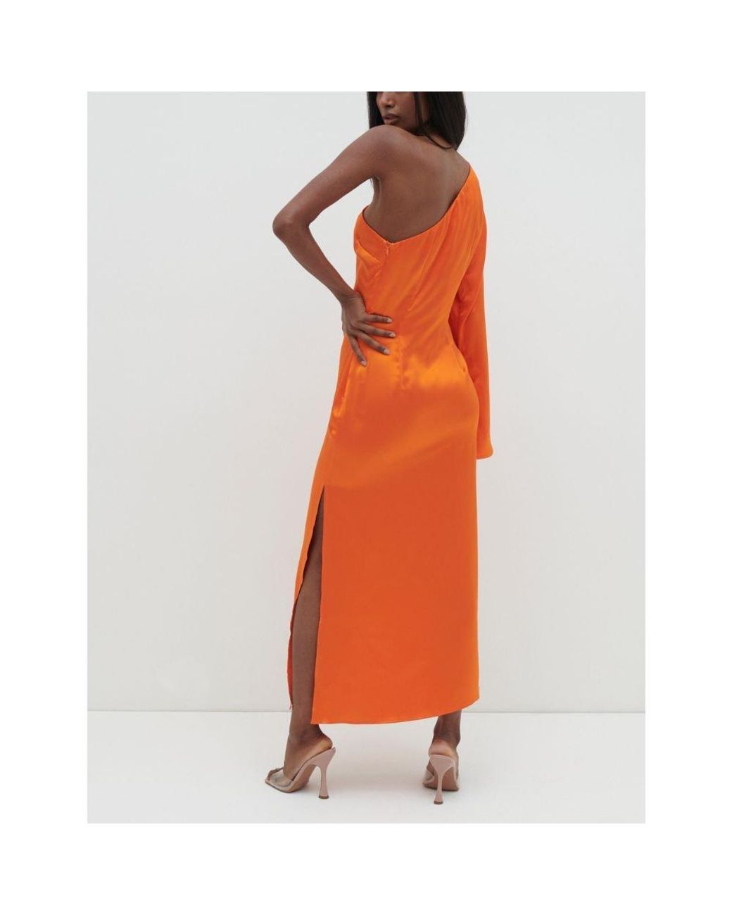 Pretty Lavish Orange Slinky Dress