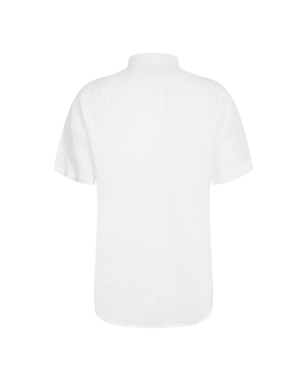 ARMANI EXCHANGE White Short Sleeve Oxford Shirt for men