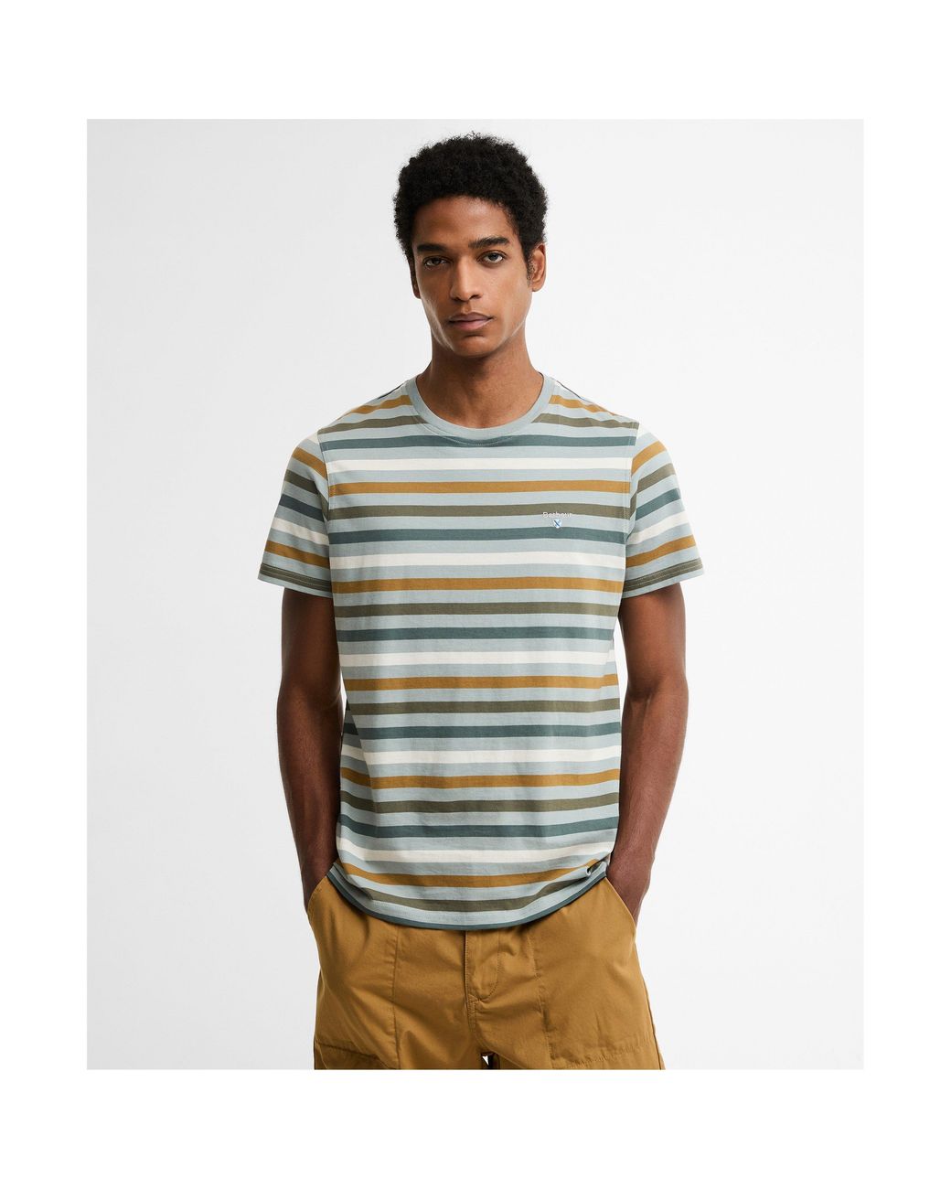 Barbour Blue T-Shirt for men