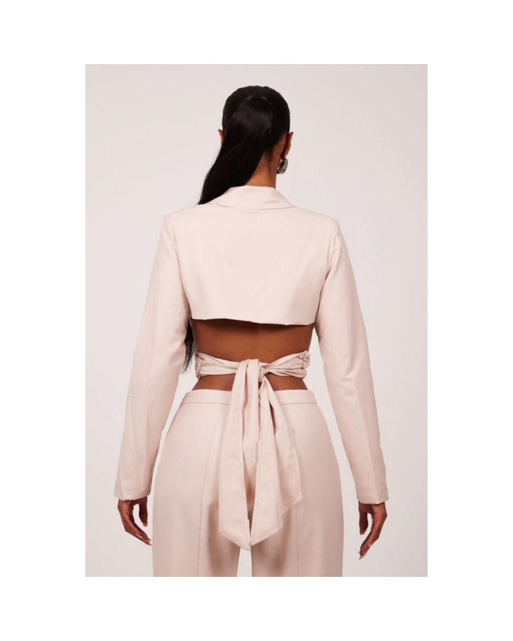 Mars the Label Pink Mtl The Thea Blazer
