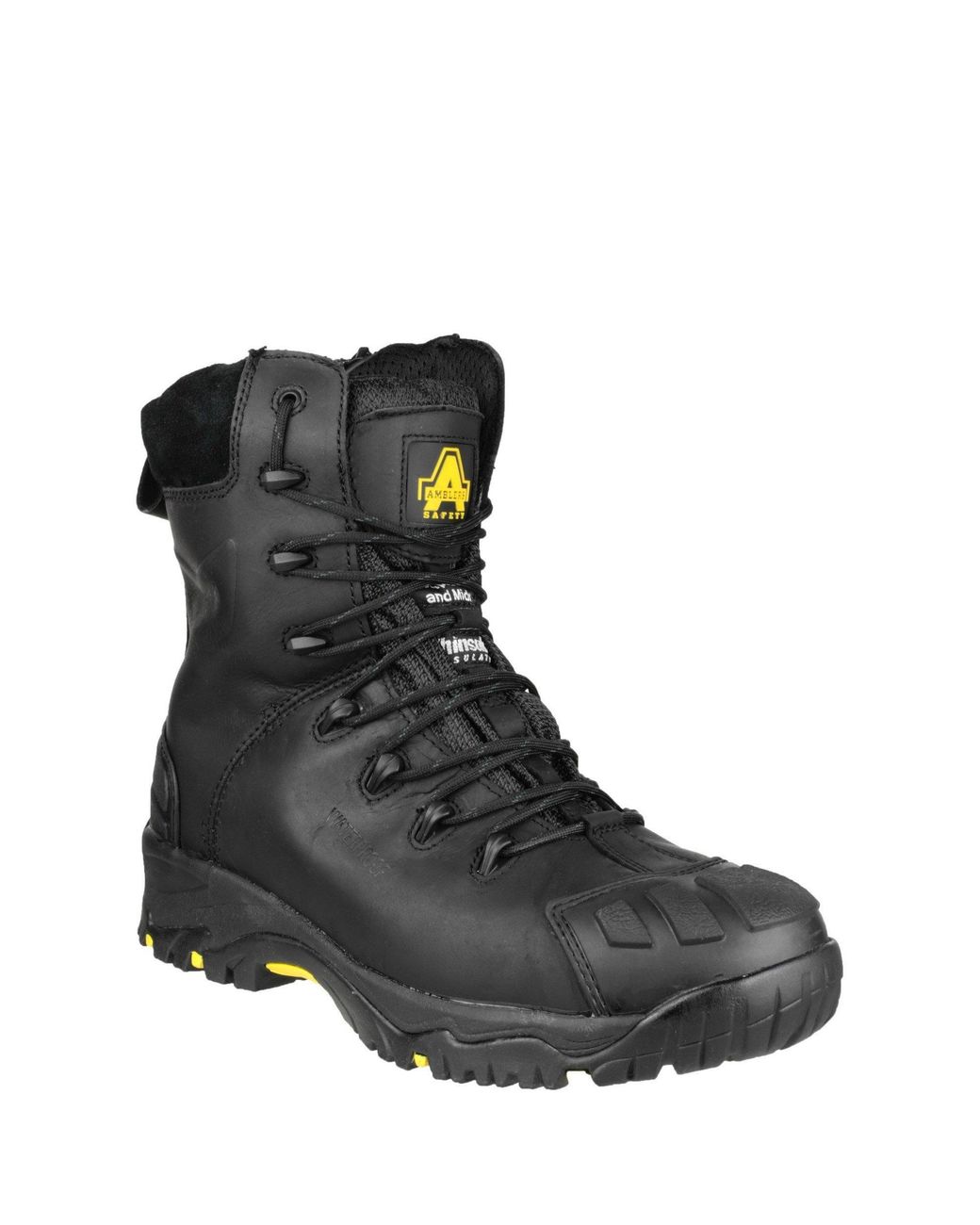Amblers Safety Black Fs999 Hi Leg Composite Safety Boot With Side Zip