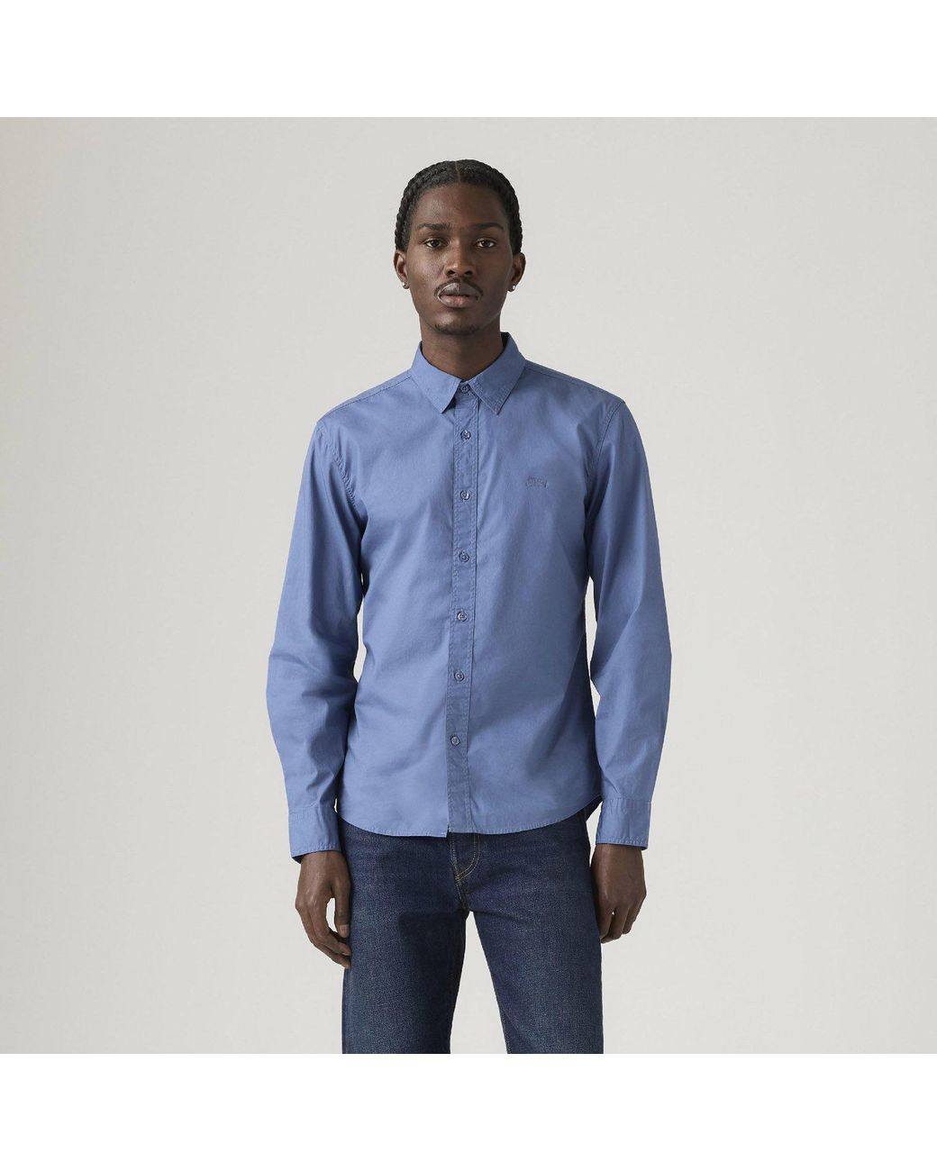 Levi's Blue Levi's Slm Fit Shirt for men