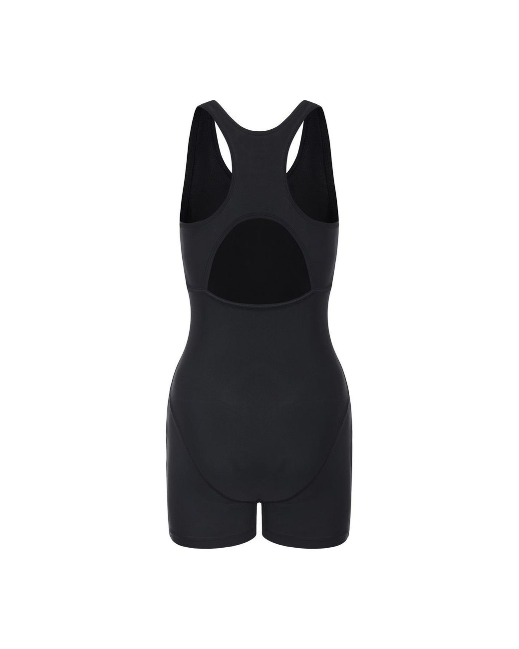 Slazenger 1881 Black Lycra Xtra Life Boyleg Swimsuit Ladies