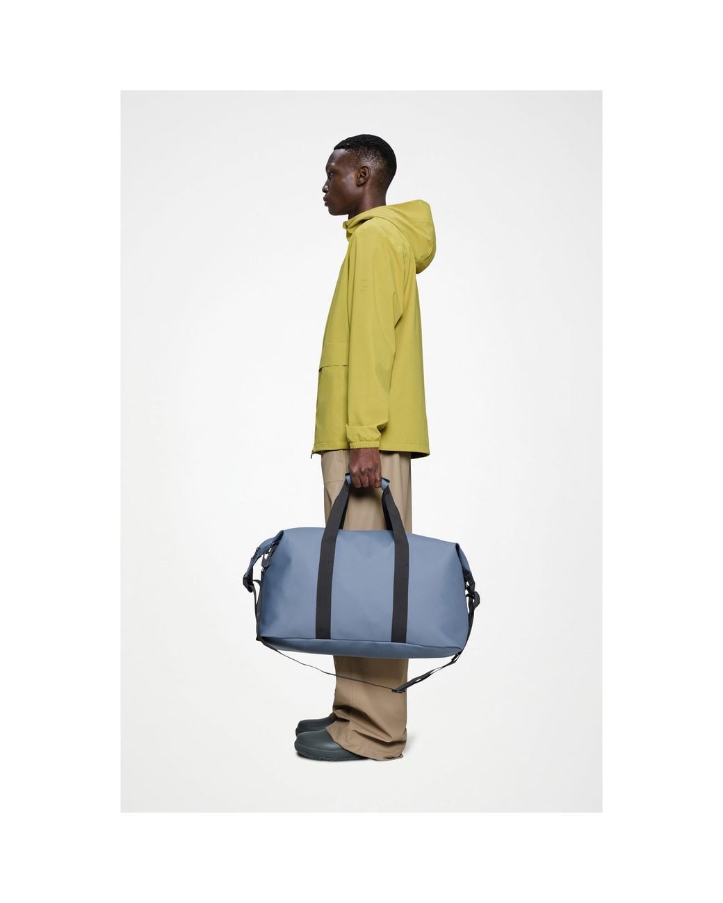 Rains Blue Hilo Waterproof Weekend Holdall Bag 36 L
