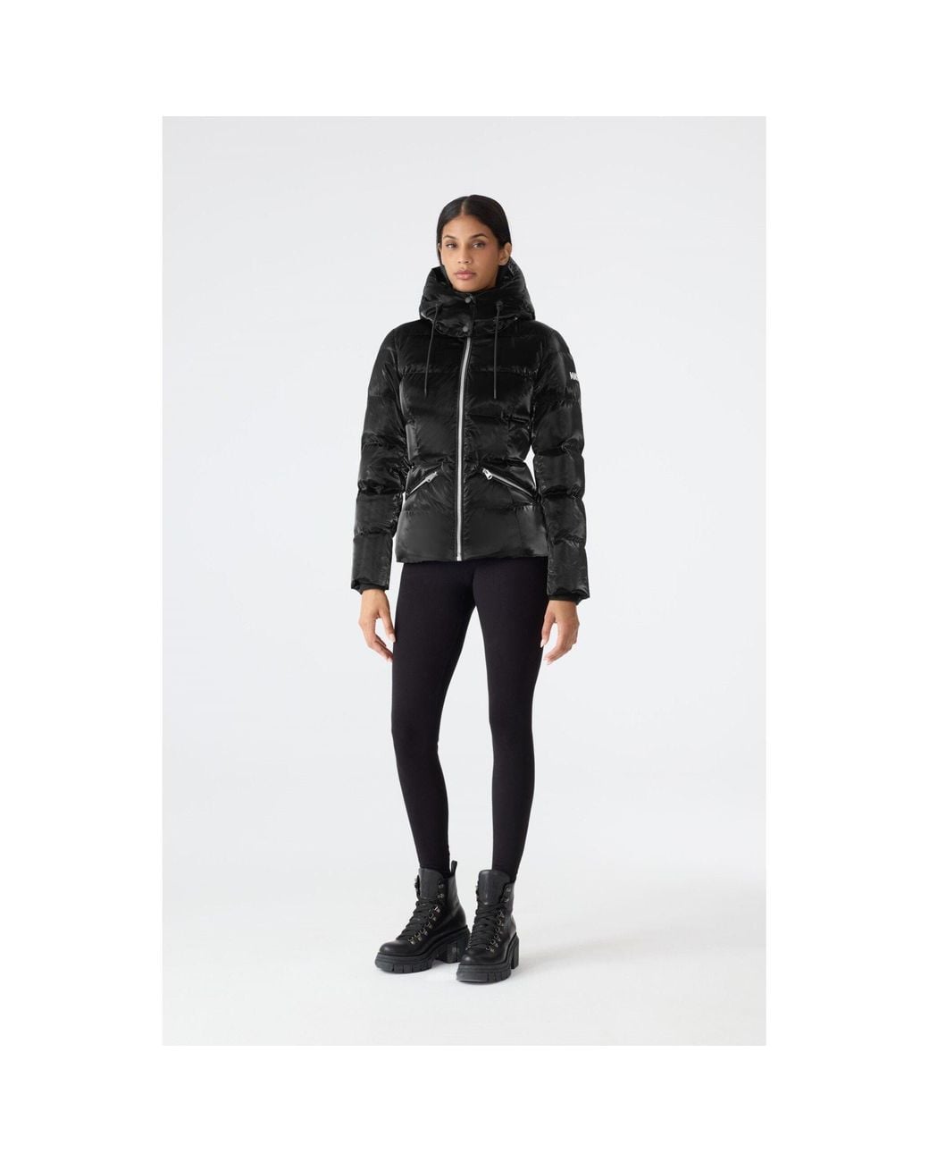 Mackage Black Madalyn Glo Short Puffer Jacket