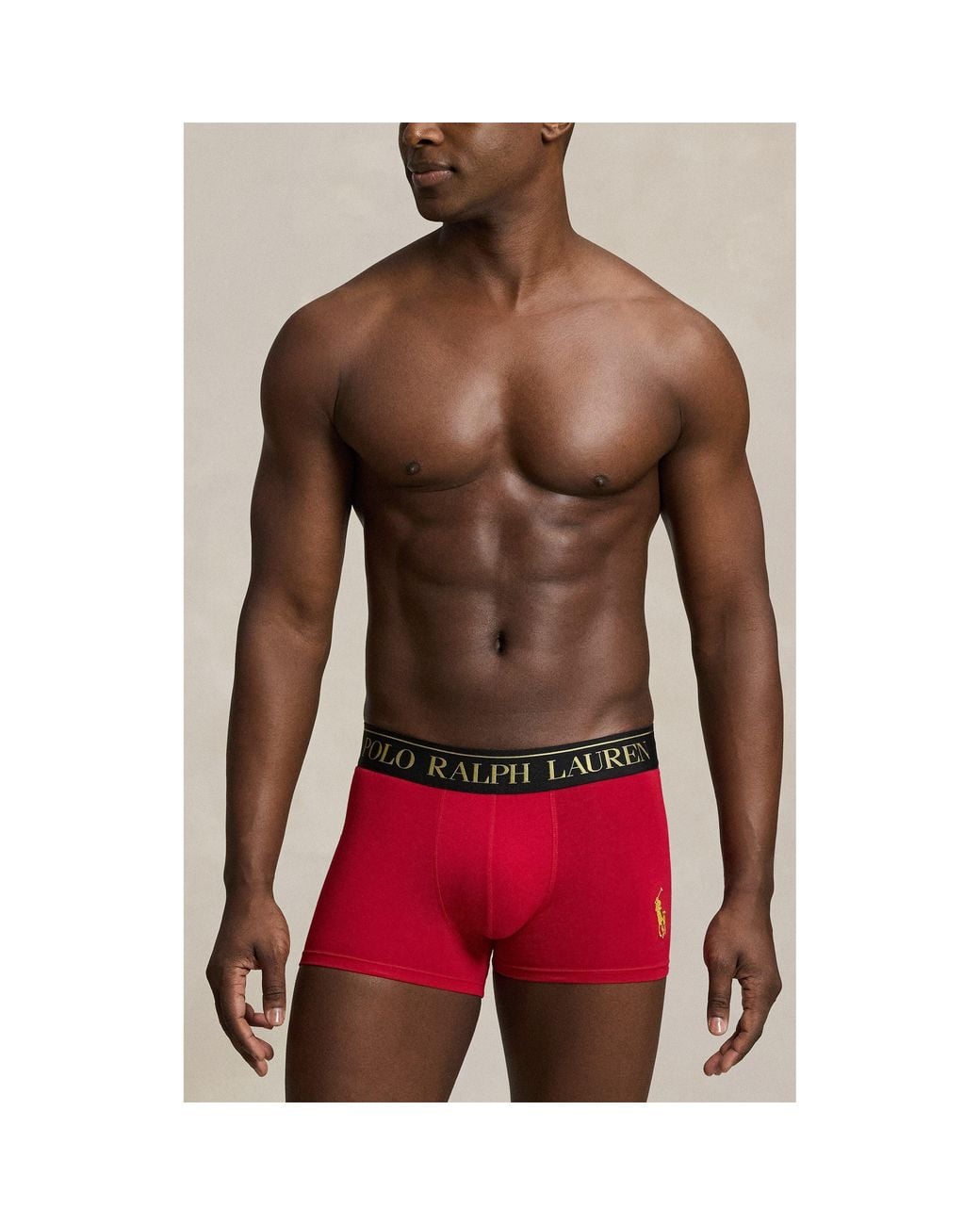 Polo Ralph Lauren Red 2 Pack Bear Trunks for men