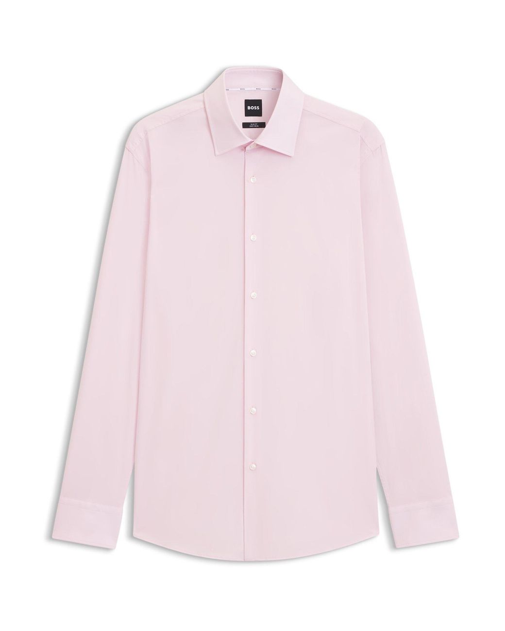 Boss Pink H Hank Kent Long Sleeve Shirt for men