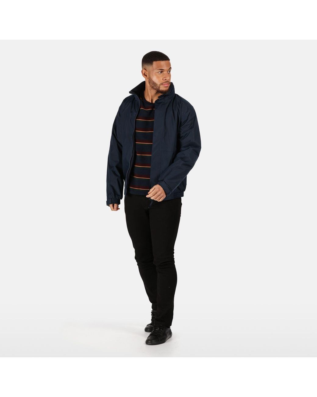 Regatta Blue Dover Fleece Lined Waterproof Insulated Bomb for men