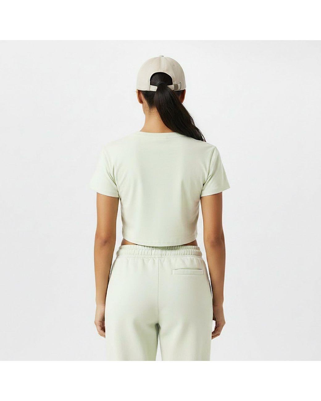 Jack Wills White Cropped Baby Tee Ladies